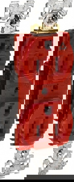 Straight Blade Duplex Receptacle: NEMA 5-15R, 15 Amps, Isolated Ground